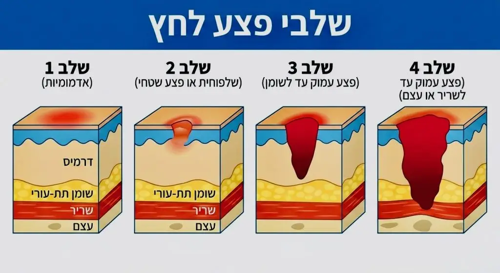 שלבי פצע לחץ
